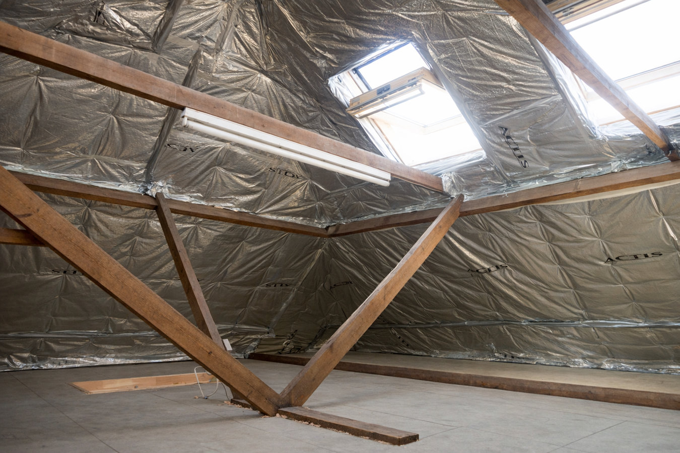 Attic insulation